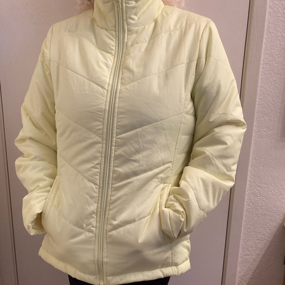 Bright Yellow Puffy Coat